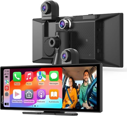 Carpuride 11.26" 125S CarPlay Android Auto Screen with Triple Dash Cam in Kuwait