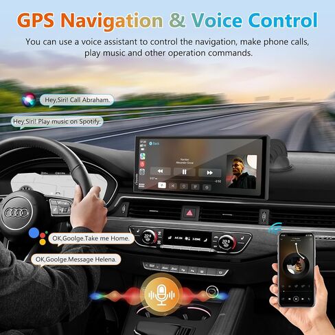 Carpuride 11.26" 125S CarPlay Android Auto Screen with Triple Dash Cam in Kuwait