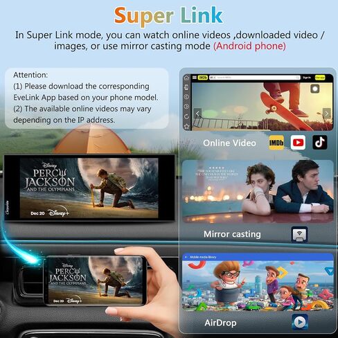 Carpuride 11.26" 125S CarPlay Android Auto Screen with Triple Dash Cam in Kuwait