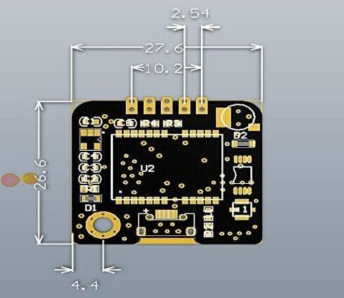 GPS Module Receiver,Navigation Satellite Positioning NEO-6M (Arduino GPS, Drone Microcontroller, GPS Receiver) Compatible with 51 Microcontroller STM32 Arduino UNO R3 with Antenna High Sensitivity in Kuwait