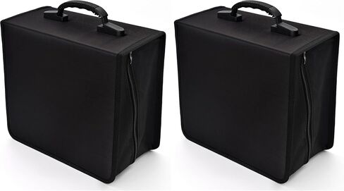 alavisxf xx CD Case, 432 Capacity Nylon Heavy Duty Organizer Wallet for Car in Kuwait