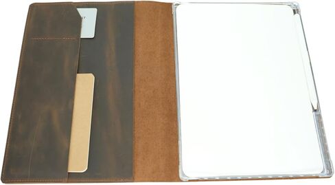 Genuine Leather Folio case with Pen Holder for Remarkable Paper Pro Tablet 11.8", Folio Cover for Remarkable Paper Pro 11.8" Cover case Birthday Gift (Darkbrown) in Kuwait