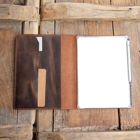 Genuine Leather Folio case with Pen Holder for Remarkable Paper Pro Tablet 11.8", Folio Cover for Remarkable Paper Pro 11.8" Cover case Birthday Gift (Darkbrown) in Kuwait