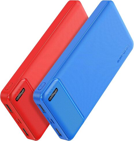 AsperX 2 Pack 10000mAh Portable Charger Dual USB Power Bank Battery Pack in Kuwait