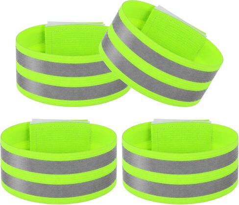 4 Pack Reflective Bands Arm High Visibility Reflective Running Gear in Kuwait
