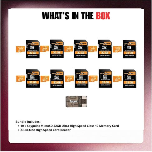 Spypoint 32GB microSD Memory Card Bundle in Kuwait