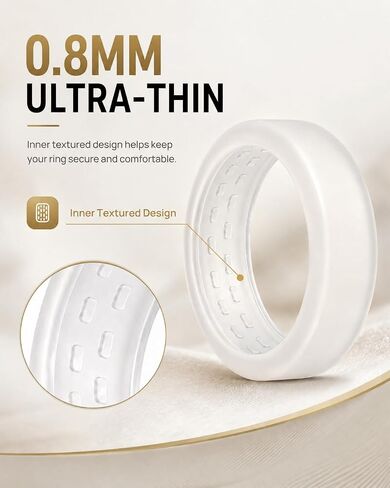 4 Pack Ring Cover Compatible with Oura Ring 5, Soft Silicone Anti-Slip Texture Anti-Scratch Protector Case for Men and Women (M for 10/11/12/13) in Saudi Arabia