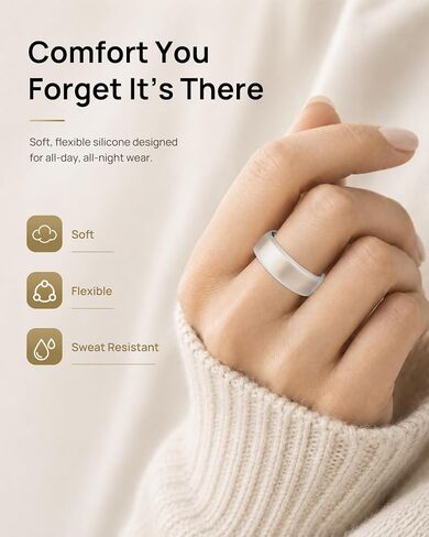 4 Pack Ring Cover Compatible with Oura Ring 5, Soft Silicone Anti-Slip Texture Anti-Scratch Protector Case for Men and Women (M for 10/11/12/13) in Saudi Arabia