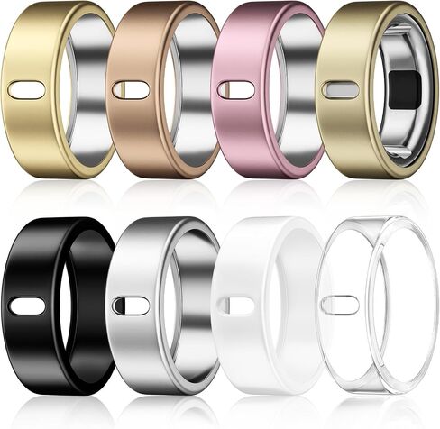 8 Pack Cover Compatible with Oura Ring Gen 4/3,Anti-Scratch TPU Protector in Kuwait
