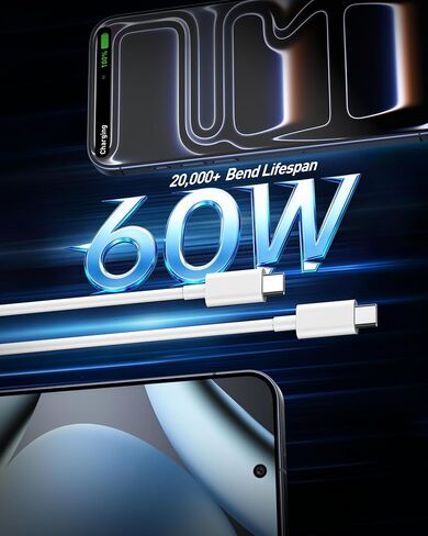 Pixel 11 10 9 8 7 Pro XL Charger Fast Charging, 60W Dual USB C Wall Charger in Kuwait