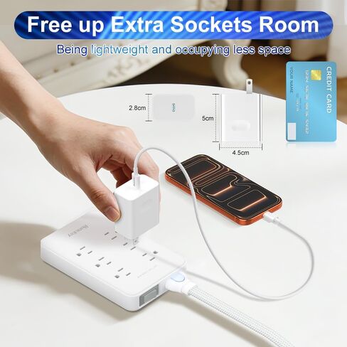 Type C Charger Fast Charging, 30W USB C Fast Charger with Fast Charging Cord Type C for iPhone 17 16 15 14 Pro Max/Pro/Air/Plus (10FT) in Kuwait