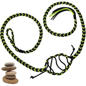 Balearic Shepherd Sling,Handcrafted Braided Slingshot, Roman Greek Throwing Sling for Stones & Tennis Balls in Kuwait