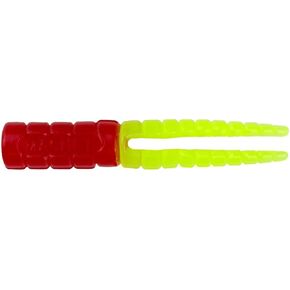 Crappie Magnet Split-Tail Grub Body - Red Chartreuse - 50 Pack in Kuwait