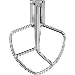 5QT 304 Stainless Steel Flat Beater, Replacement Paddle Attachment Only for KitchenAid 5QT Bowl‑Lift Heavy‑Duty Stand Mixer, Fits K5, KP50, KG25 Series, Polished, Dishwasher Safe in Kuwait