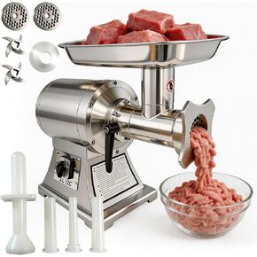 Commercial Meat Grinder Stainless Steel Electric Meat Mincer #12C in Kuwait