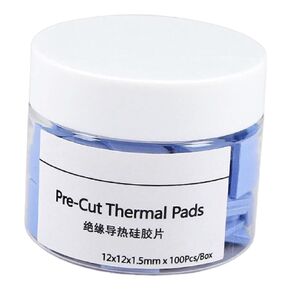 100 Piece Silicone Thermal Pad Set Self-Adhesive in Kuwait