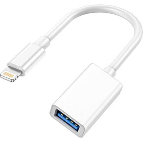 Lightning to USB Camera Adapter, Apple MFi Certified USB OTG Cable in Kuwait