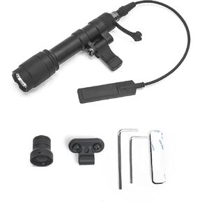 NOBUHIRO NOB#600C 800 Lumens Tactical Flashlight, 2 Rotating Base, 2 Switches in Kuwait