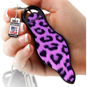 MUNIO Self Defense Keychain – Stylish, Portable Safety Tool for Women & Men – Non-Lethal, TSA Approved, Made in USA in Kuwait