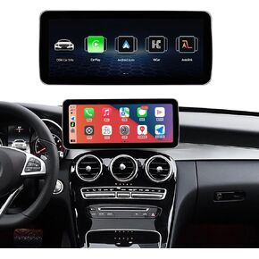 Car Radio 12.3'' Touchscreen for 2016-2019 Year Mercedes Benz C/GLC Class,NTG 5.0 System W205 W253 Support Original OEM Control,Wireless Carplay & Android Auto (Benz-NTG5.0) in Kuwait
