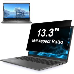 13.3 Inch 16:9 Laptop Privacy Screen Filter, Computer Monitor Privacy Shield, Anti Scratch Anti Spy Anti Glare Blue Light Screen Protector in Kuwait