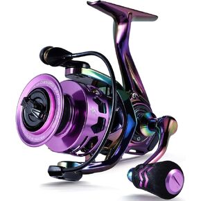 Sougayilang Fishing Reel, Colorful Ultralight Spinning Reels with Graphite Frame 6.0:1 High Speed, Over 39 lbs Carbon Drag for Saltwater or Freshwater Fishing in Kuwait