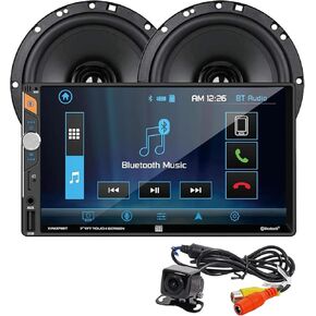 Dual Electronics DMR74 7-Inch Touchscreen Double DIN Car Stereo, Bluetooth in Kuwait