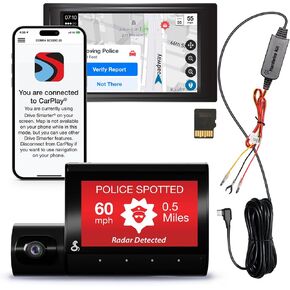 Cobra Smart Dual View Front and Rear Dash Cam (SC 250R), True 4K Resolution in Saudi Arabia