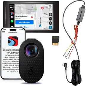Cobra Discreet Dash Cam (SC120), QHD 1440P Video Resolution, Built-in WiFi in Saudi Arabia