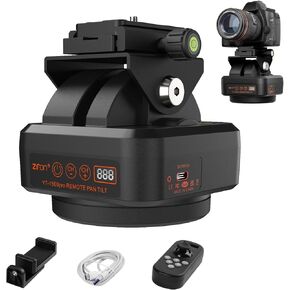 YT-1500 Pro Auto Motorized Rotating Panoramic Head with Remote Control AI Intelligent Follow Function and Live Function Support 2kg（70.5 Ounce） Camera Phone Pan Tilt Video Tripod Head in Kuwait