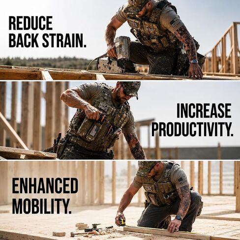 Spec Ops Tool Gear SF-18 Delta 2.0 Tactical Tool Vest & Belt – Modular MOLLE Work Vest with Multiple Tool Pouches & Weight-Dispersing Design | Medium | Digital Camo in Kuwait