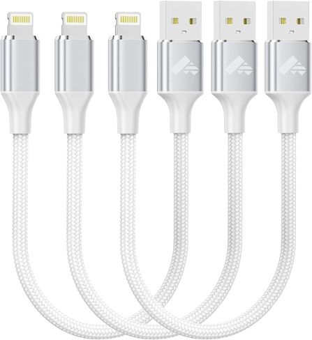 Aioneus iPhone Charger【3Pack 1ft】 MFi Certified USB A to Lightning Cable in Kuwait