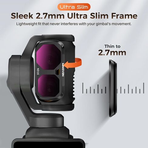 Luna Ultra ND Filter, 4 Pack - CPL, ND16, ND64, ND256 Filters Set in Kuwait