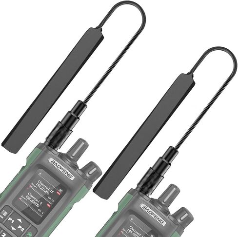 ABBREE Ham Radio UV-5R Mini DM32 Antenna 32CM/12.6inch Long Range SMA-Female VHF/UHF 144/430MHz Foldable Tactical Gooseneck Antenna Whip for Baofeng BF-F8H PRO,5RM,K5PLUS,AR-152,UV32 Accessories,2Pack in Kuwait