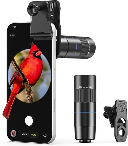 APEXEL 6X Telephoto Lens for iPhone – 144mm Equivalent, Universal Clip in Kuwait