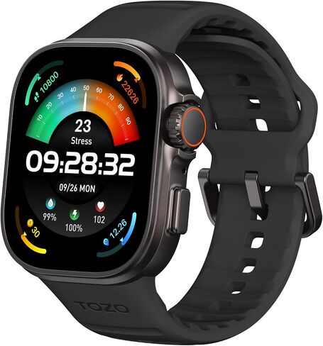 TOZO Watch 1 Smart Watch for Men Women, GPS Activity Fitness Tracker in Kuwait