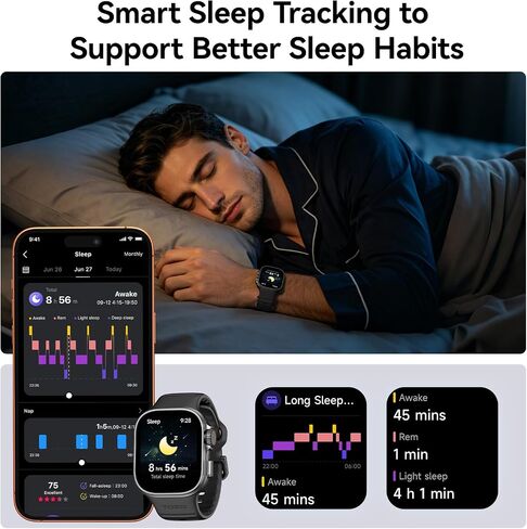 TOZO Watch 1 Smart Watch for Men Women, GPS Activity Fitness Tracker in Kuwait