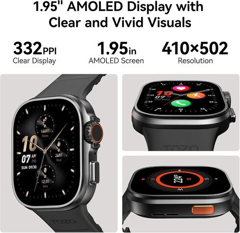 TOZO Watch 1 Smart Watch for Men Women, GPS Activity Fitness Tracker in Kuwait