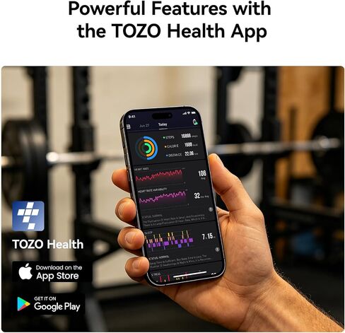 TOZO Watch 1 Smart Watch for Men Women, GPS Activity Fitness Tracker in Kuwait