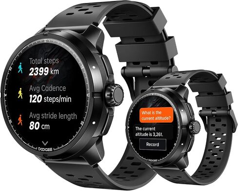ANYMOVING M1 PRO Smart Watch for Men, 1.5" AMOLED Dual Band GPS Smart Watch with Offline Maps in Kuwait