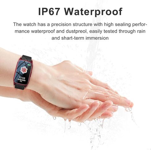 Fall Detection Smart Watch for Seniors with GPS Tracking, SOS Alert & HD Video Call, Waterproof Fitness Tracker for Dementia/Alzheimer’s, 4G Safety (Red) in Kuwait
