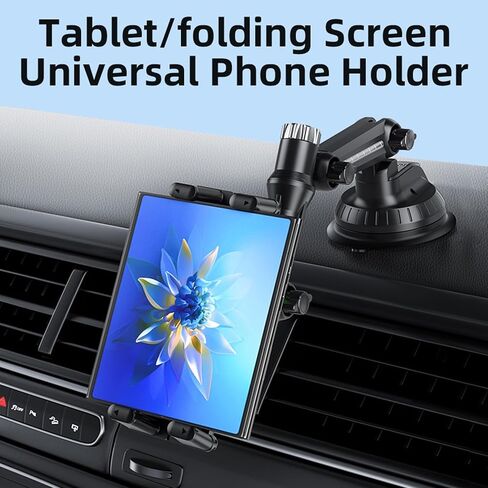 5 in 1 Tablet Holder for Car, Black in Kuwait