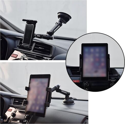5 in 1 Tablet Holder for Car, Black in Kuwait