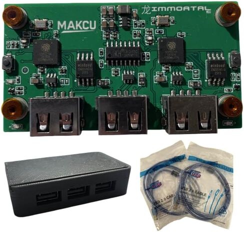 MAKCU MAKCM V3 – ESP32 DMA Mouse Emulator – Pre-Flashed Passthrough v3 Firmware – Updated V3 PCB (Stability-Enhanced Capacitors) - IMMORTAL in Saudi Arabia