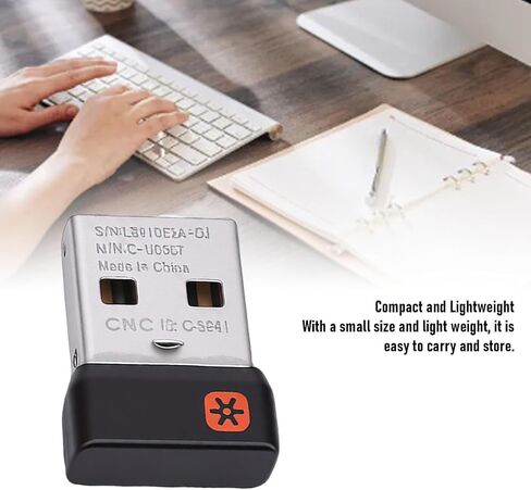 USB Dongle Receiver, 2.4 GHz Wireless USB Receiver for MK235 MK245 MK270 MK275 MK295 MK315 MK345 Keyboard Mouse, Plug and Play in Kuwait