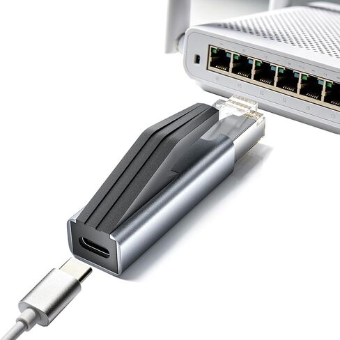 Ethernet to USB C Adapter 1pc,RJ45 Male to USB-C Ethernet Adapter in Kuwait