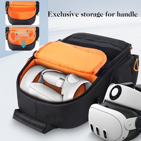 Carrying Case for Meta Quest 3s/3/2, Portable Travel Case Container in Kuwait