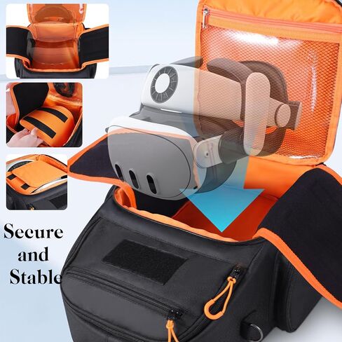 Carrying Case for Meta Quest 3s/3/2, Portable Travel Case Container in Kuwait