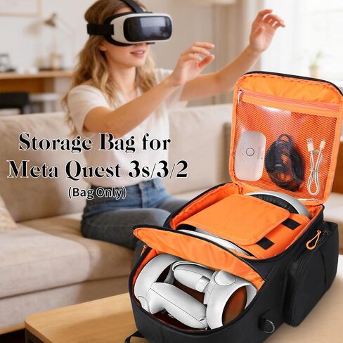 Carrying Case for Meta Quest 3s/3/2, Portable Travel Case Container in Kuwait