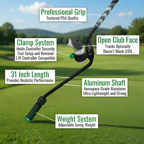 DeadEyeVR DriVR Apex VR Golf Club and Steel Shaft Weights Bundle in Kuwait